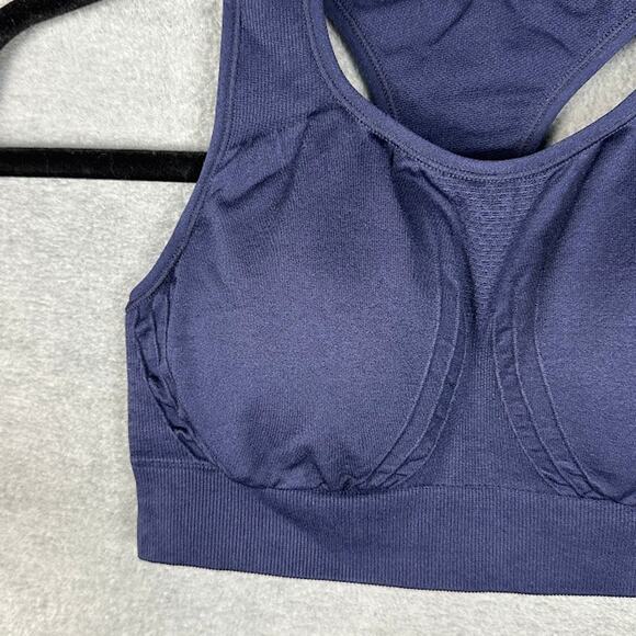 True Kind Bra Womens Large Navy Daily Comfort Reactivate Sports Padded Stretch - Picture 2 of 8